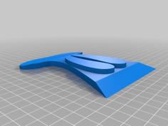 Ice Scraper With Deer Footprint 3D Printer Model