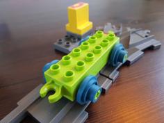 Train Wheel For Duplo Cart (remix) 3D Printer Model