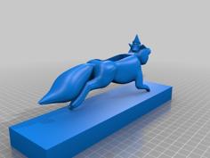 For Plastics Fox And Gnome Void Speaker With Stand 3D Printer Model