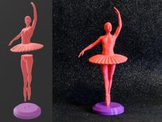 Ballet Dancer (minimal Support) 3D Printer Model