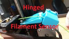 CR-10S Hinged Filament Sensor Mount (Front Plug) 3D Printer Model