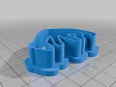 Giraffe Cookie Cutter 3D Printer Model