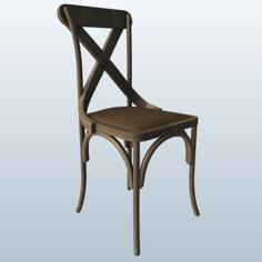 X-Back Chair 3D Printer Model