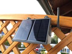 SOLAR POWERED WIFI WEATHER STATION V2 3D Printer Model