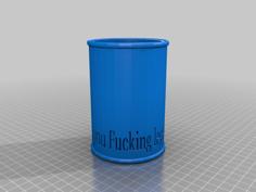 Fathers Day Stubby Holder 3D Printer Model