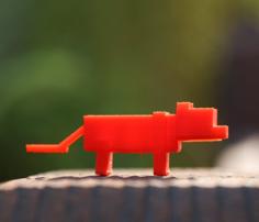 Minecraft Ocelot 3D Printer Model