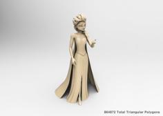 Elsa Pose 1 3D Printer Model