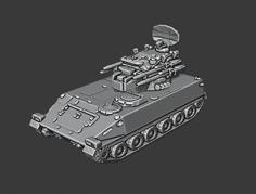 Type 95 SPAAA – 1/300th Scale 3D Printer Model