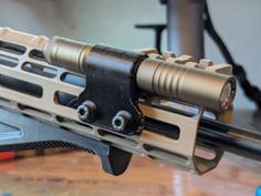 StreamLight MicroStream M-lok Rail Mount 3D Printer Model