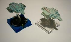 “Star Trek Tactics” To “Star Trek Attack Wing” Ship Adapter 3D Printer Model