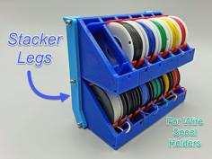 Stacker For Wire Spool Holders 3D Printer Model