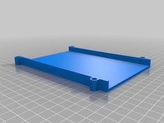 HDD Stackable Tray With Base, Lid, SSD, Fan Support And Locking Pin Support 3D Printer Model