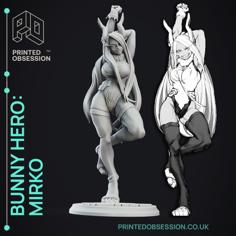 Mirko – Bunny Hero – Fanart Model – 30CM – Anime Girl. 3D Printer Model