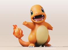 Charmander(Pokemon) 3D Printer Model