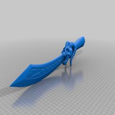 Project Ebonblade Dagger 3D Printer Model