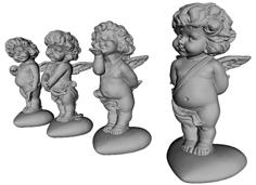 Collection Angels-Cherubins 3D Printer Model