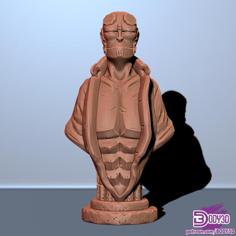 HellBoy Bust 3D Printer Model