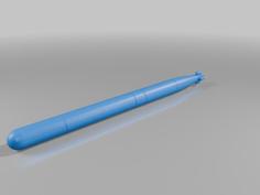 Type 93 Long Lance Torpedo 3D Printer Model