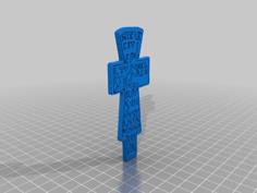 Glastonbury Cross 3D Printer Model