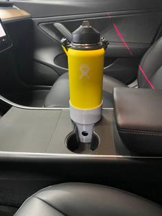 Tesla Model 3 Cupholder For HydroFlask (32 Or 40oz) 3D Printer Model