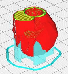 Skull Valve Cap 3D Printer Model