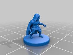 Gnome Illusionist Miniature 3D Printer Model