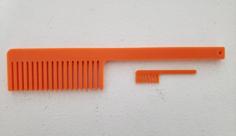 Hair Comb And Matching Beard Comb 3D Printer Model