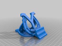 Yellowstone Horseshoe Phone Stand 3D Printer Model