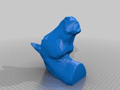 Low Poly Horse Head 3D Printer Model