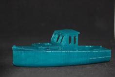 HO Scale 30′ X 10′ Maine Lobster Boat” Remix 3D Printer Model