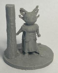 Nymphaia, Axolotl Druid 3D Printer Model