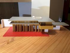 Frank Lloyd Wright Bachman-Wilson House 3D Printer Model