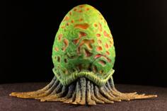 Tabletop Plant: “Baleen Egg Plant” (Alien Vegetation 46) 3D Printer Model