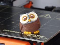 Smiling Owl (multi-material) 3D Printer Model