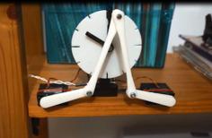 3D Printed Kinetic Servo Clock 3D Printer Model