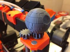 Rotating Prusa Death Star Topper 3D Printer Model