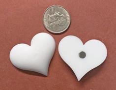 Heart Magnet 3D Printer Model