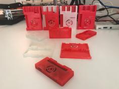 Raspberry Pi Zero Case With Hinge And Snap Fit (one Print) 3D Printer Model