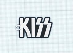 Keychain Kiss 3D Printer Model