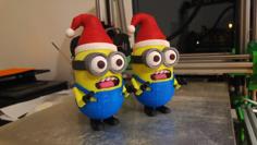 Christmas Minion Remix For Easier Printing 3D Printer Model