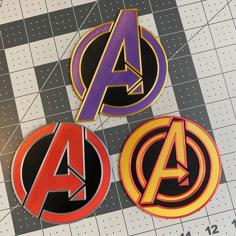 Avengers Coaster 3D Printer Model