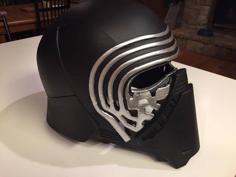 Kylo Ren Mask In 8 Parts 3D Printer Model