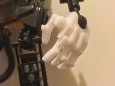 Articulated Bionicle Hand 3D Printer Model