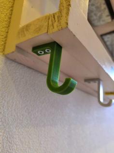 Simple Wardrobe Hook 3D Printer Model