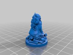 Dungeon Master 80’s Cartoon / Gnome Wizard Fireball 3D Printer Model