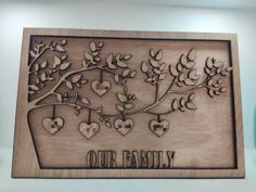 Family Tree 3D Printer Model