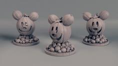 Mickey Pumpkin 3D Printer Model