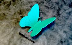 Simple Butterfly 3D Printer Model