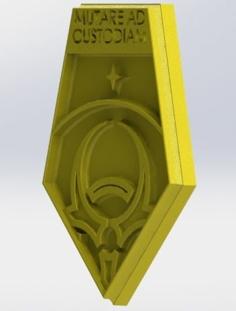 XCOM Logo 3D Printer Model