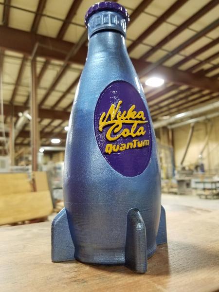 Usable Nuka Cola Quantum Bottle 3d Printer Model Free Download - 3axis.co